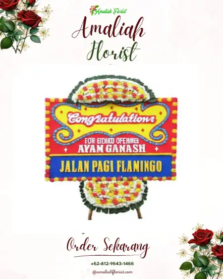 Sewa Papan Bunga Batu Urip